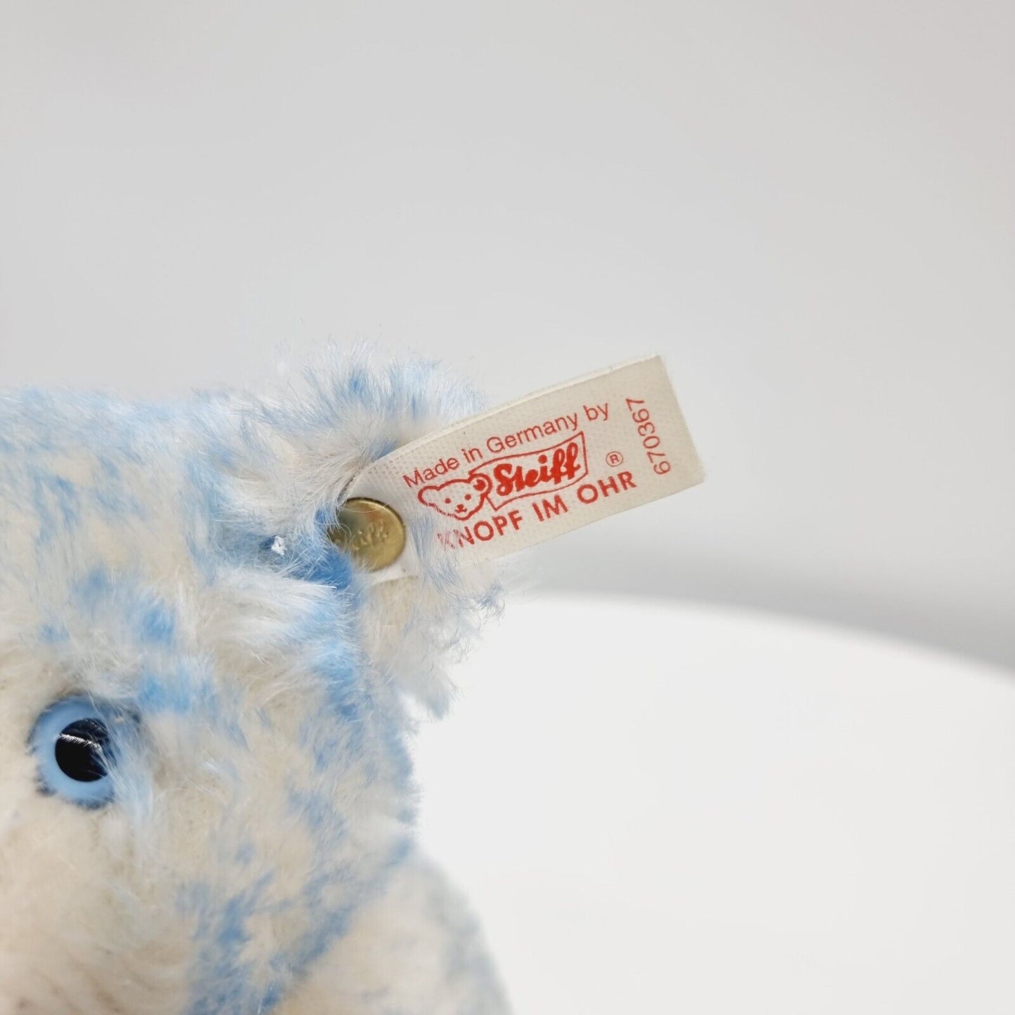 Steiff 670367 Teddybären Set Hello 2000 Good-Bye 1999 Mohair 22 cm