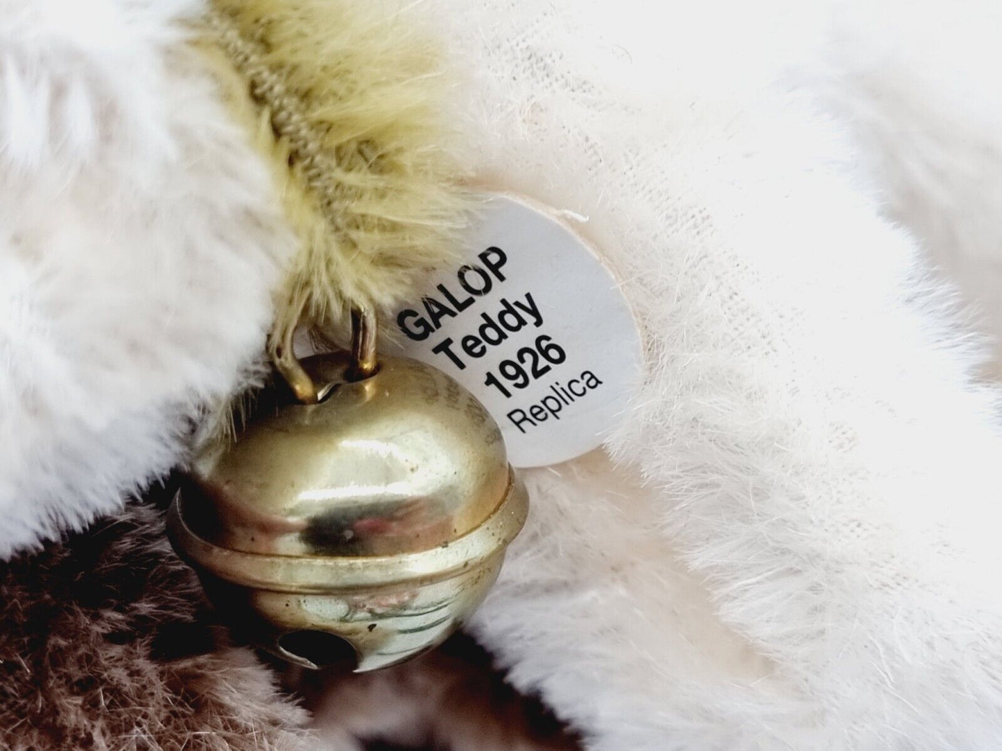 Steiff Galopp Teddy 1926 Replica - Nr. 400926 2 Teddys Zuggespann Zertifikat OVP