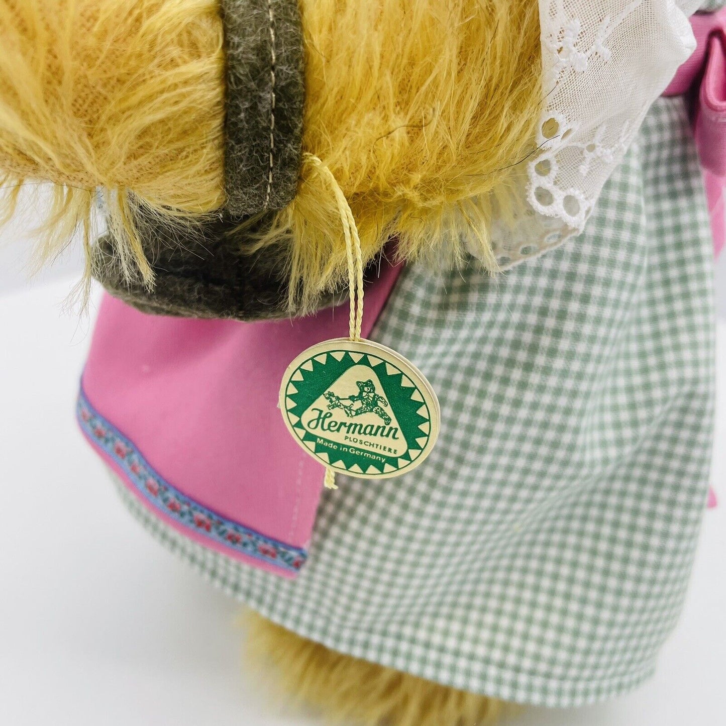 Hermann Coburg Teddybär Oktoberfest Wiesn-Wirtin limitiert 100 35cm Mohair