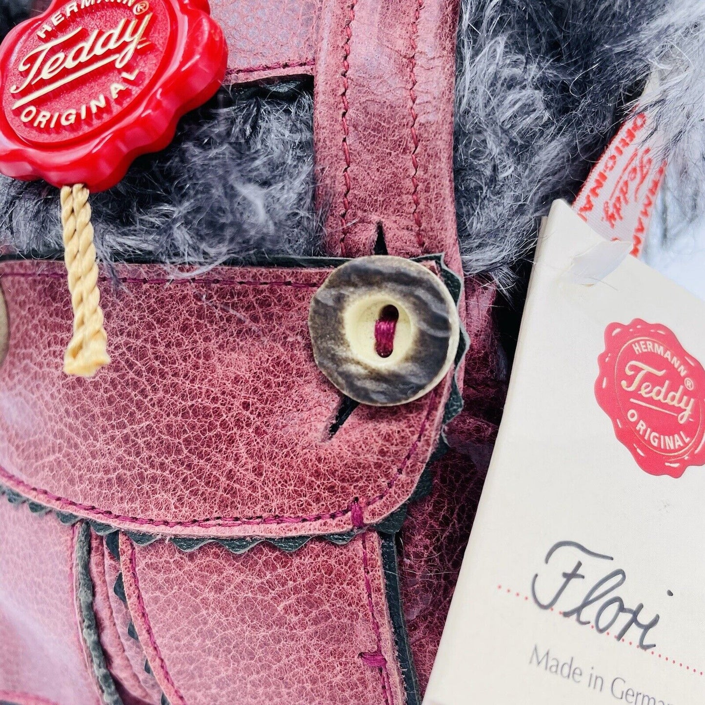 Hermann Teddy Teddybär Flori mit Lederhose limitiert 300