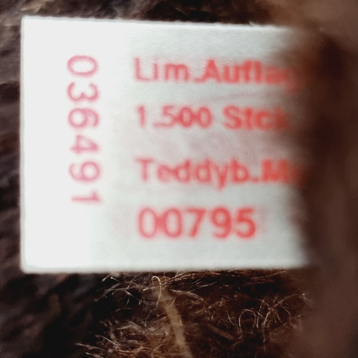 Steiff Teddybär Moon Ted braun 036491 limitiert 1500 60cm Alpaca