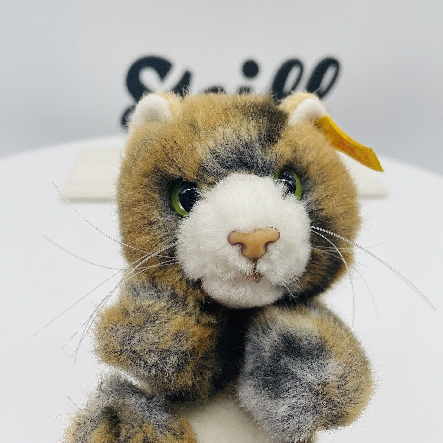 Steiff Minka Katze braun gefleckt 053511 14cm Webpelz