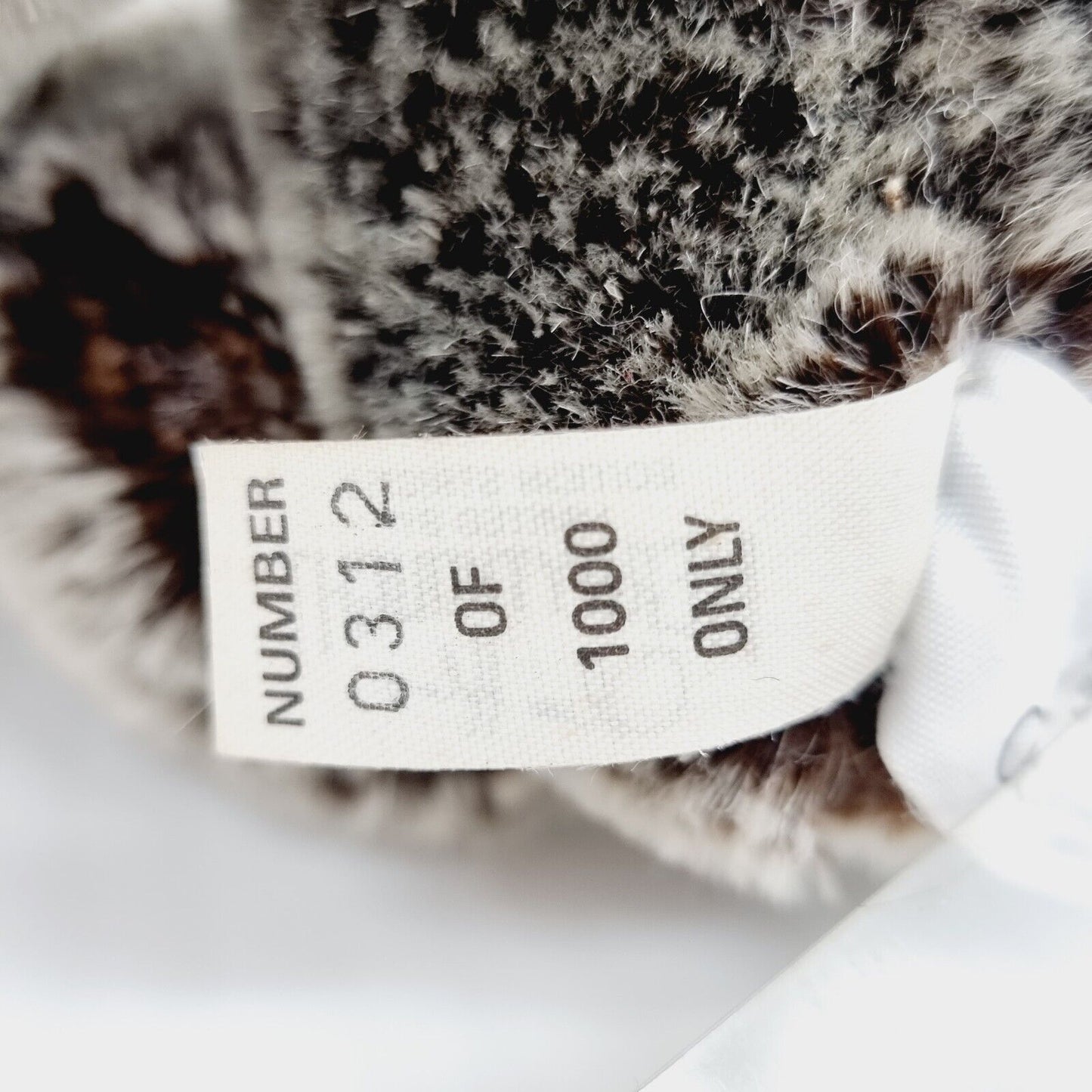 Merrythought Teddybär Pippin Geformter Gesichtsbär limitierte Auflage 312/1000