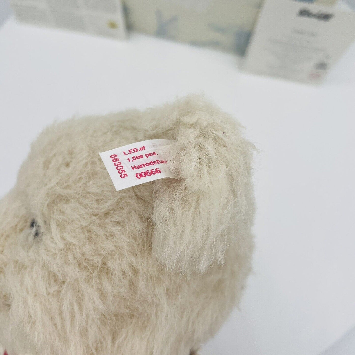 Steiff Teddybär Oscar für Harrods 663055 limitiert 1500 aus 2008 Alpaca 32cm