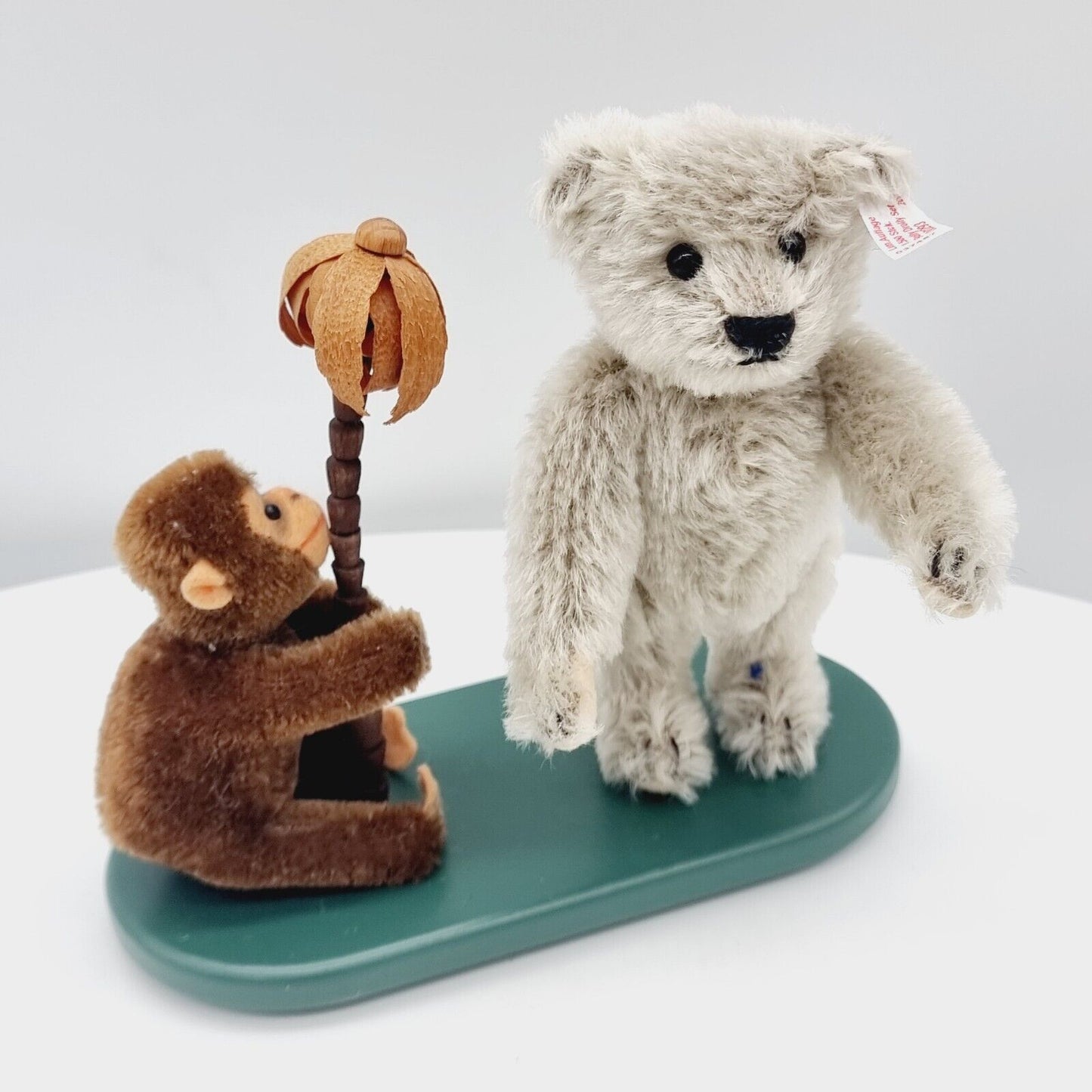 Steiff 037467 Austausch-Set Rolly Drolly 2006 limitiert 1500 Teddybär und Affe