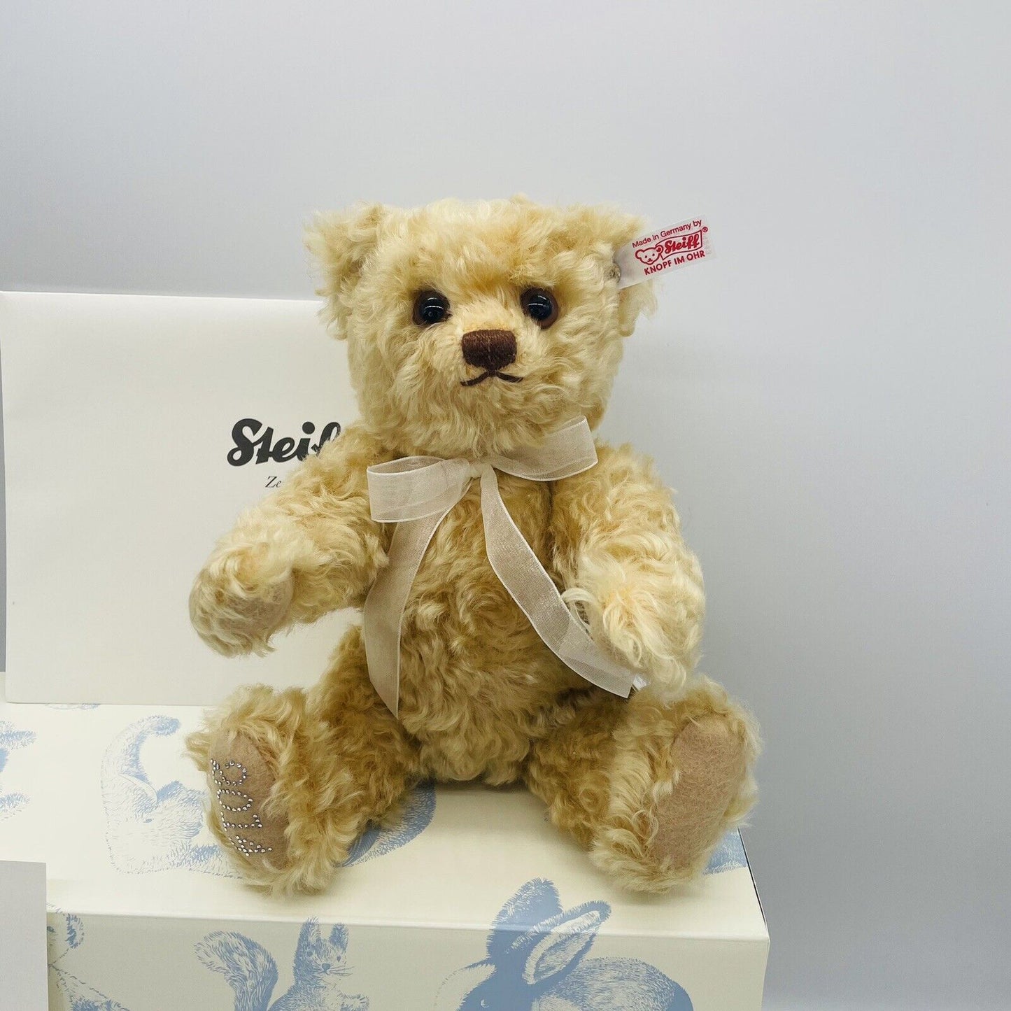 Steiff QVC Teddybär 2014 664243 limitiert 1500 aus 2014 27cm Mohair