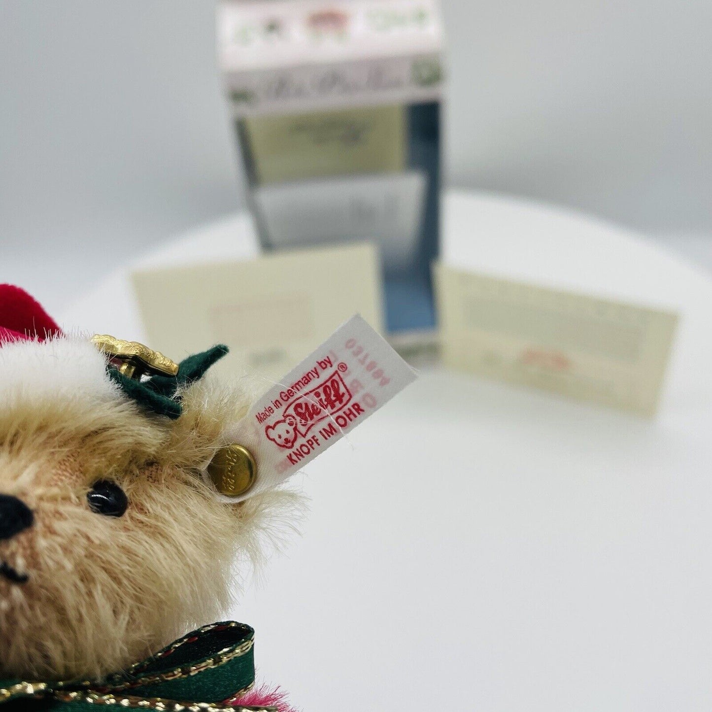 Steiff Weihnachtsmann Roly Poly Santa 037894 North America 12cm