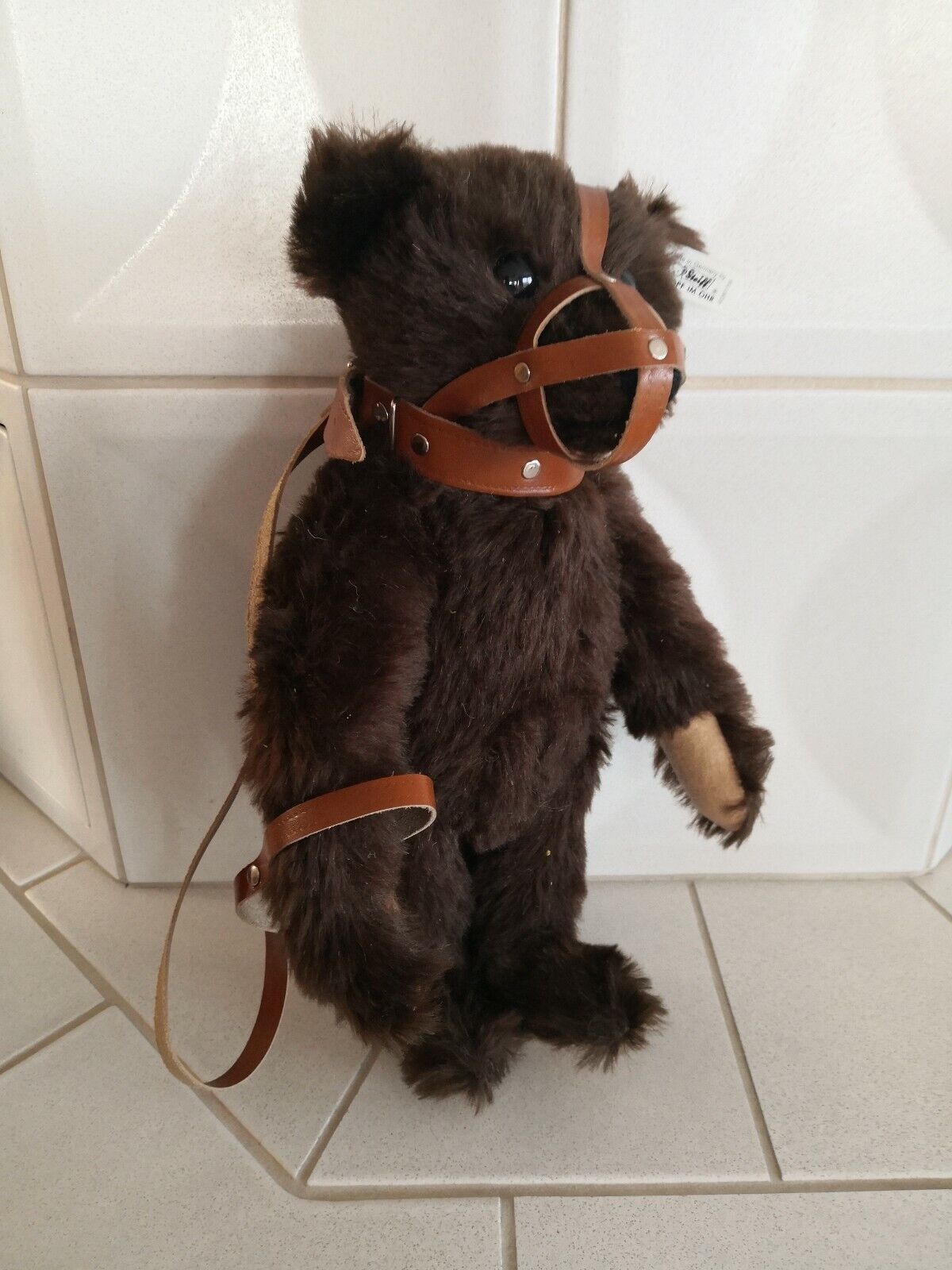 Steiff 406119 "Maulkorb Teddy" Top Zustand limitiert