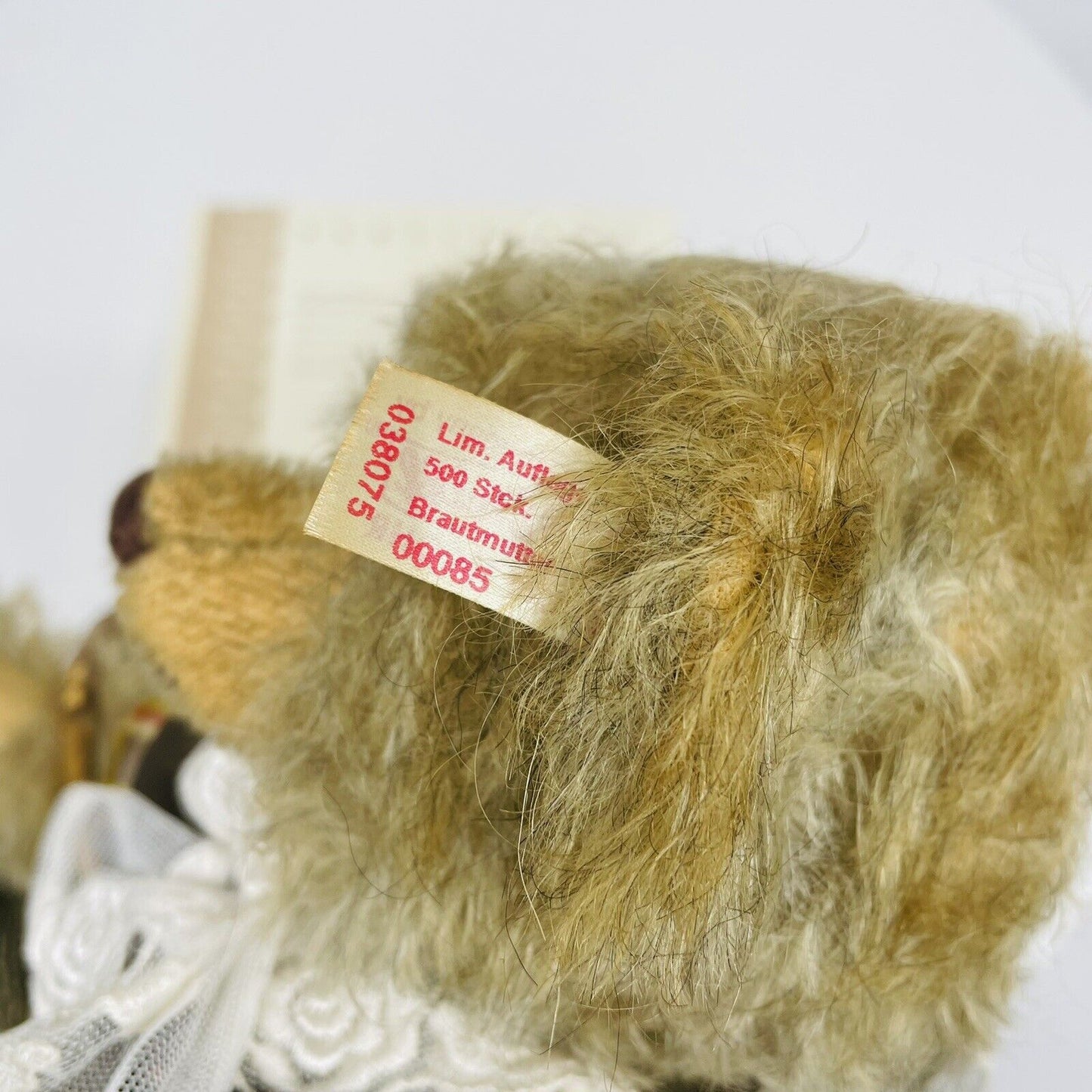 Steiff Teddybär Brautmutter 038075 limitiert 500 aus der Hochzeitsgesellschaft