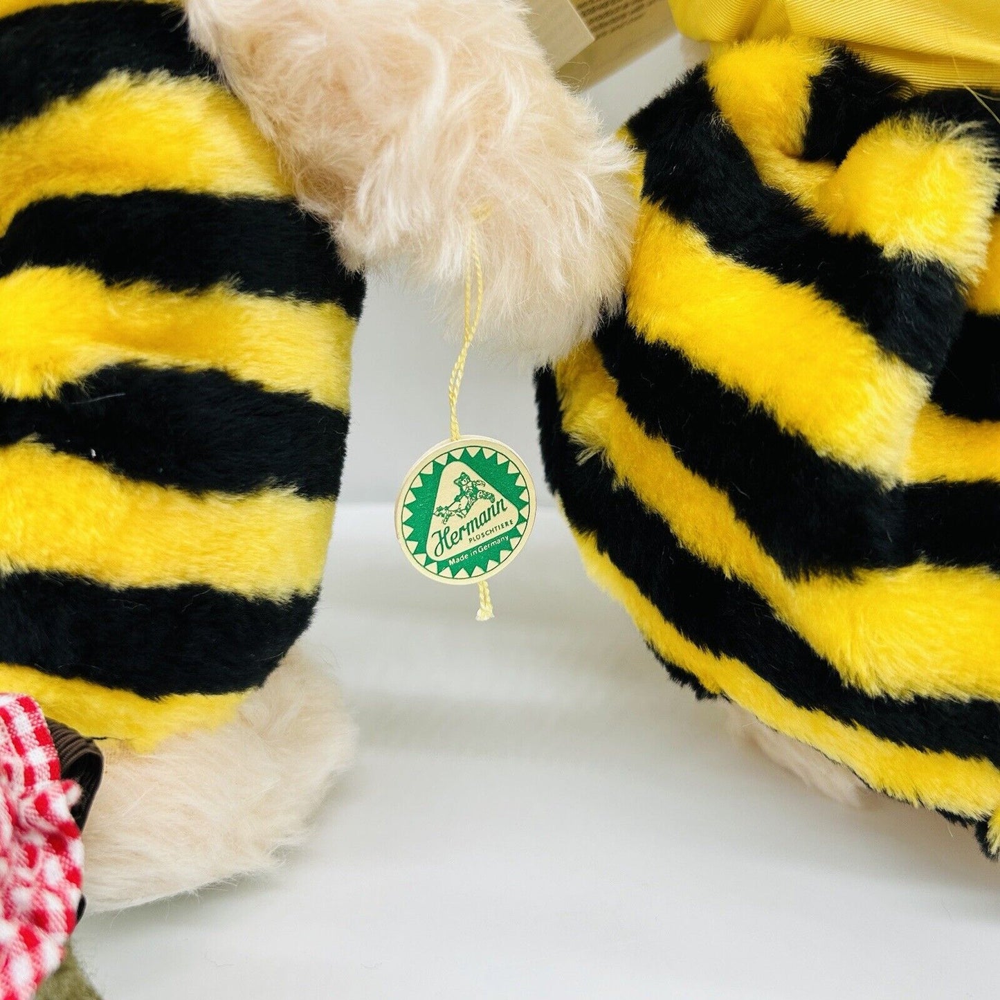 Set Hermann Coburg Bienenkönigin und Hummel Heinrich limitiert 50 32 cm Mohair