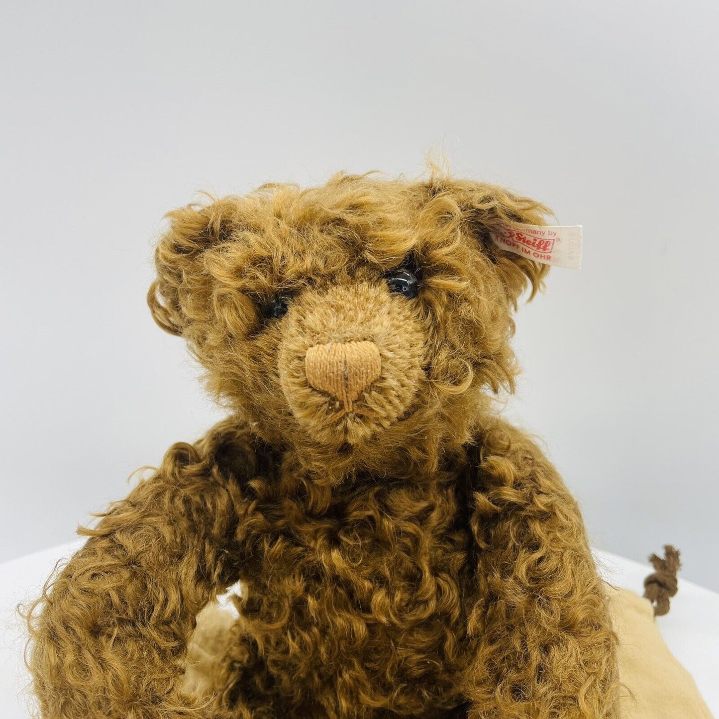 Steiff Teddybär Erde Vier Elemente Serie limitiert 2000 aus 2001 32cm Mohair