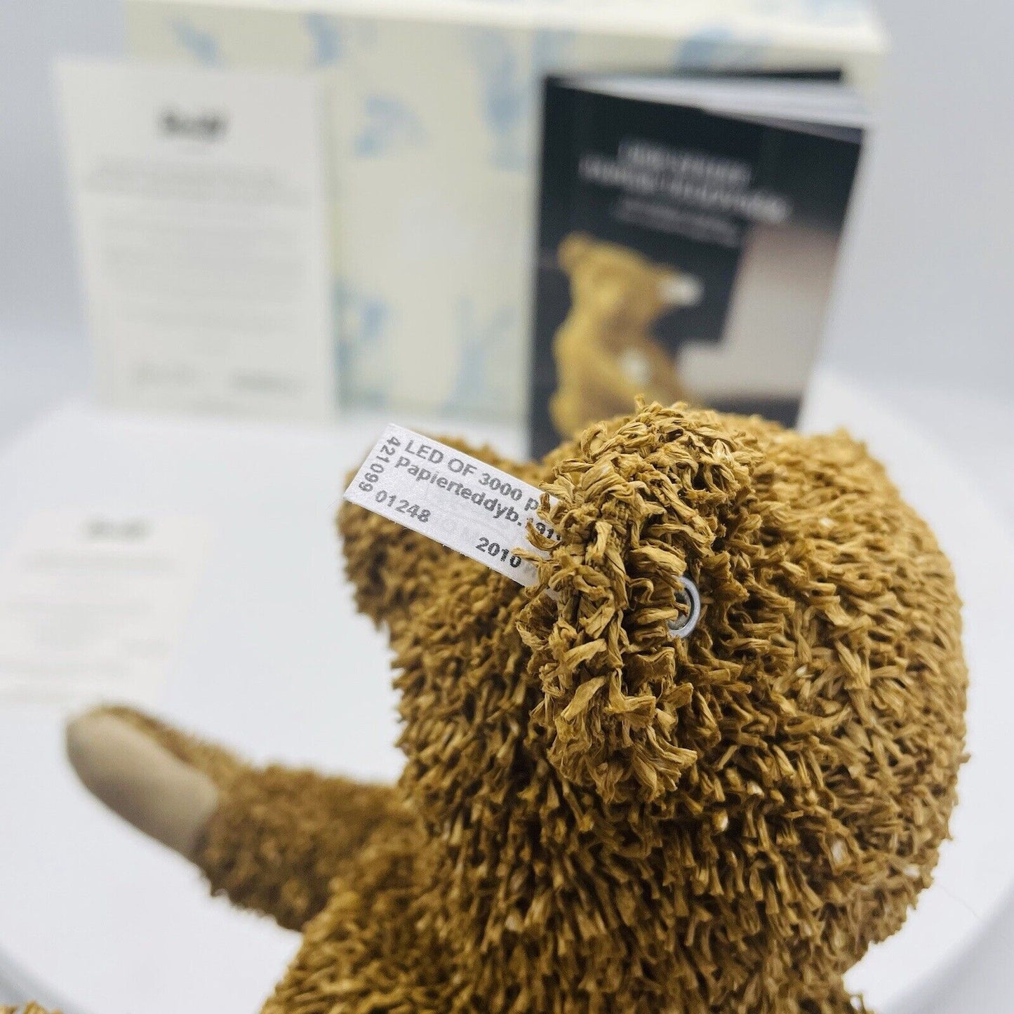 Steiff Club Edition 2010 Papierteddybär 1919 Replica 421099 limitiert 3000 32cm