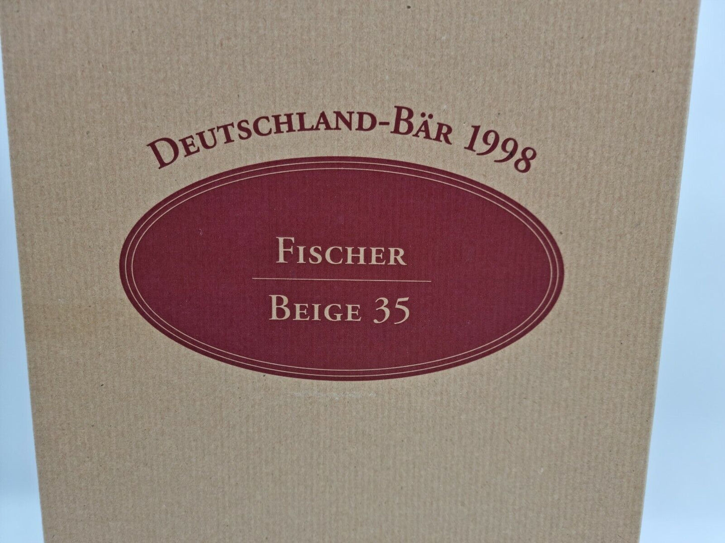 Steiff Teddybär Deutschland-Bär 1998 Fischer 670114 Beige 35 cm limitiert OVP