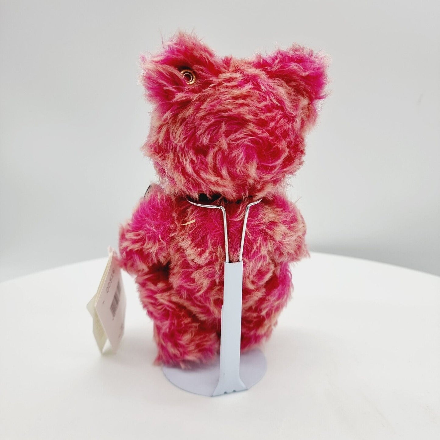 Steiff 674198 Teddybär Steiff Sommer 2015 mit schwarzer Schleife pink 20 cm