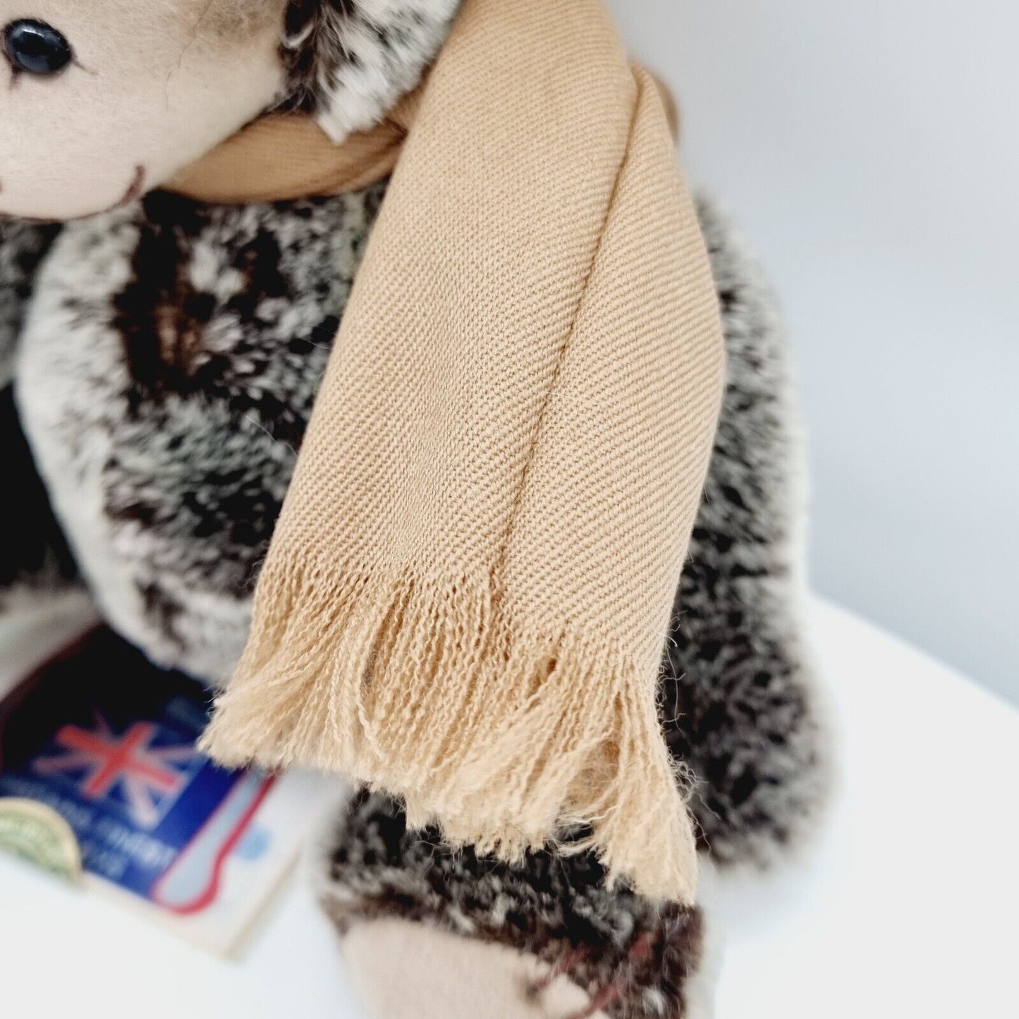 Merrythought Teddybär Pippin Geformter Gesichtsbär limitierte Auflage 312/1000