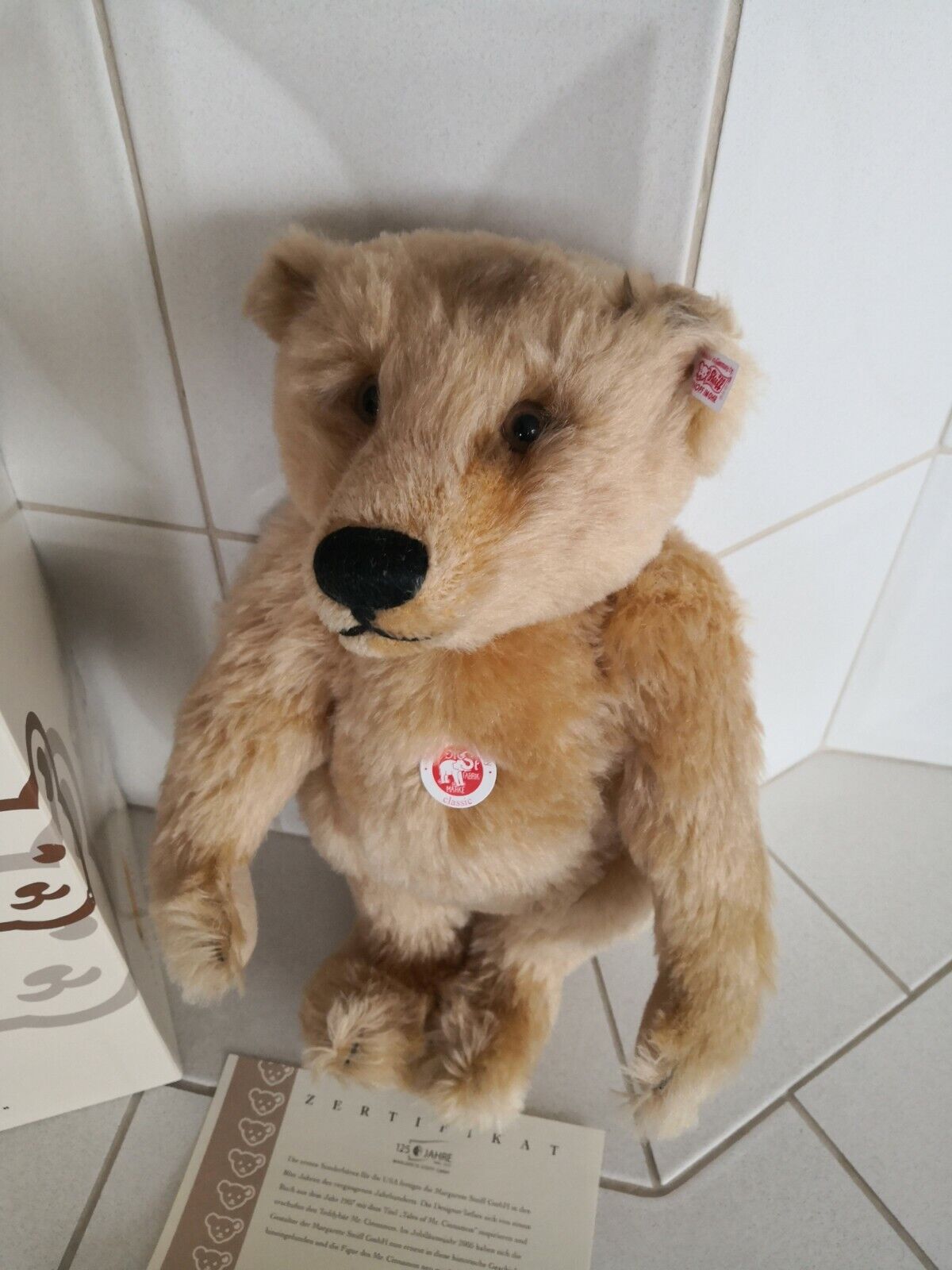 Steiff Teddybär New Mr. Cinnamon 44 cm limitiert mit OVP und Zertifikat 038846