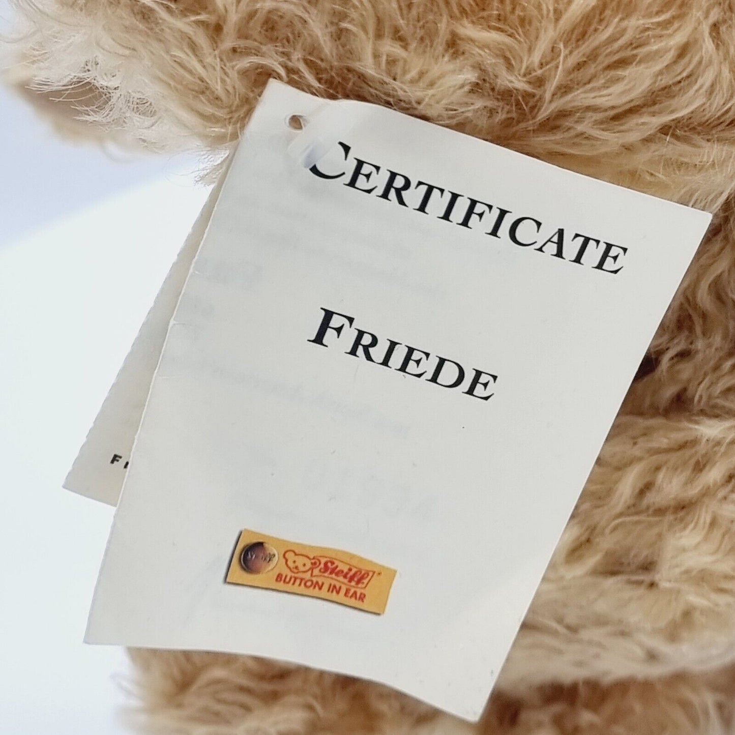 Steiff Teddybär Friede 665981 mit Stimme 28 cm Peace limitiert 3000 Exemplare