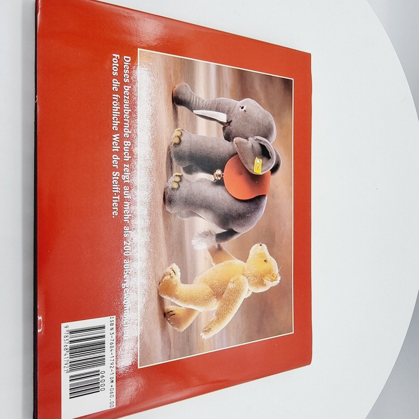 Steiff 670176 Teddybär blond mit Buch "Teddybär mit Knopf im Ohr limitiert 1000