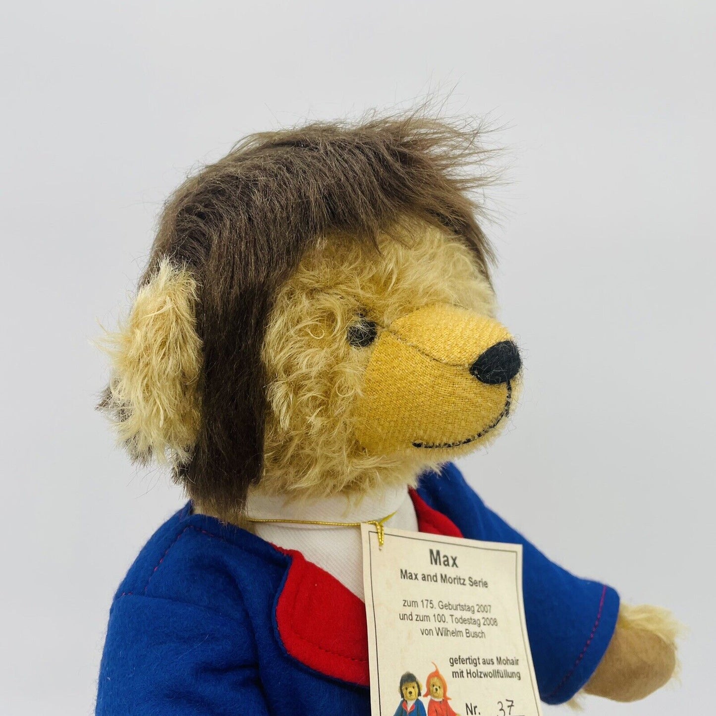 Hermann Coburg Max aus Max und Moritz limitiert 250 Mohair