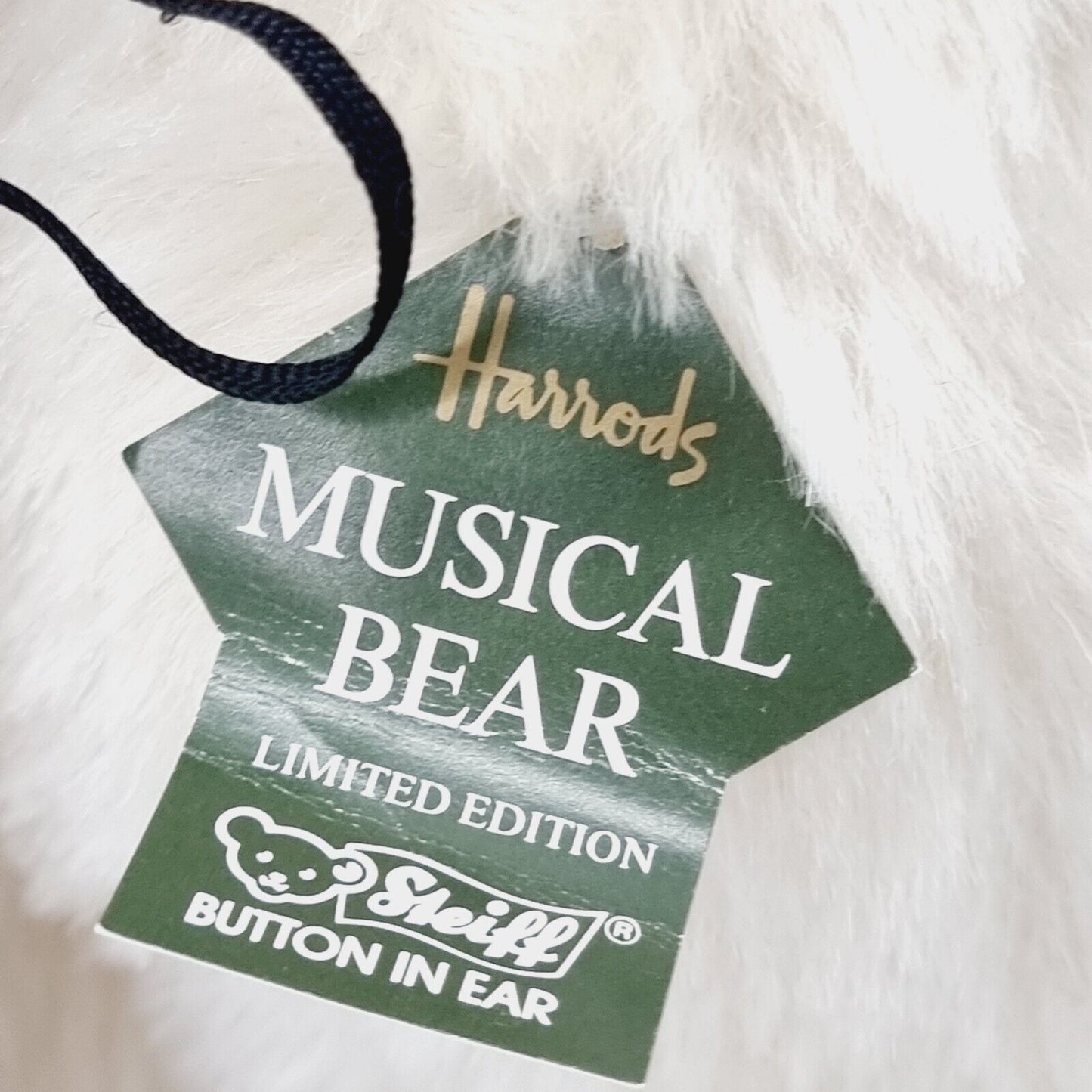 653131 Steiff Musical Bear Edwardian Opera Bear 38 cm limitiert weiß Musikwerk