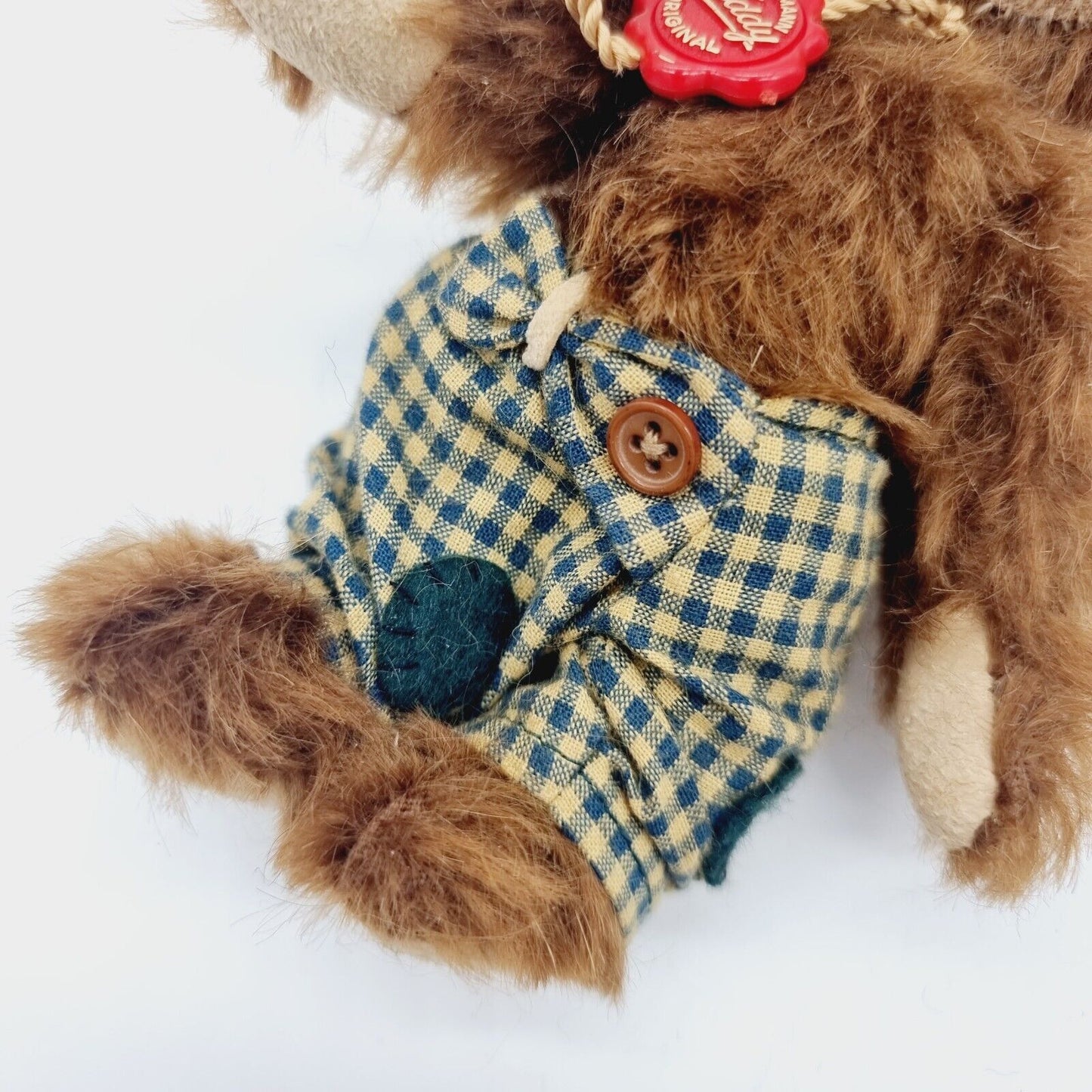 Hermann Teddy Original Jahresbär 2009 mit Hose und Mütze 14 cm Mohair