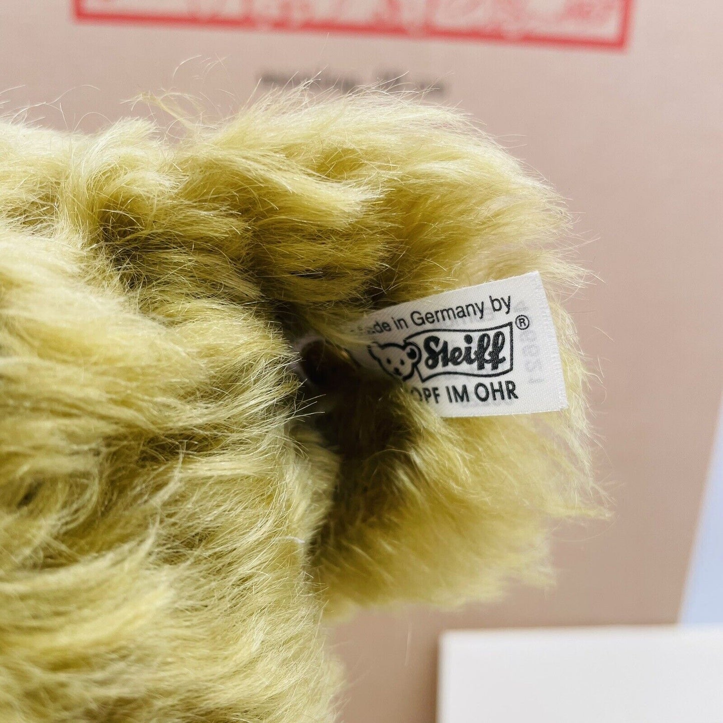 Steiff Teddybär mit Wärmflasche 406621 limitiert 3000 aus 2001 50cm Mohair