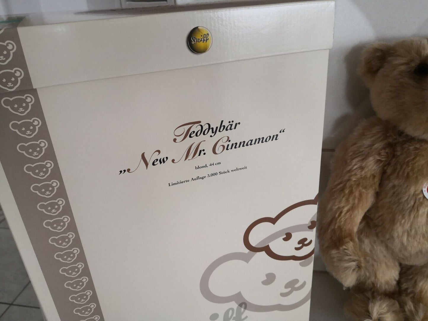 Steiff Teddybär New Mr. Cinnamon 44 cm limitiert mit OVP und Zertifikat 038846