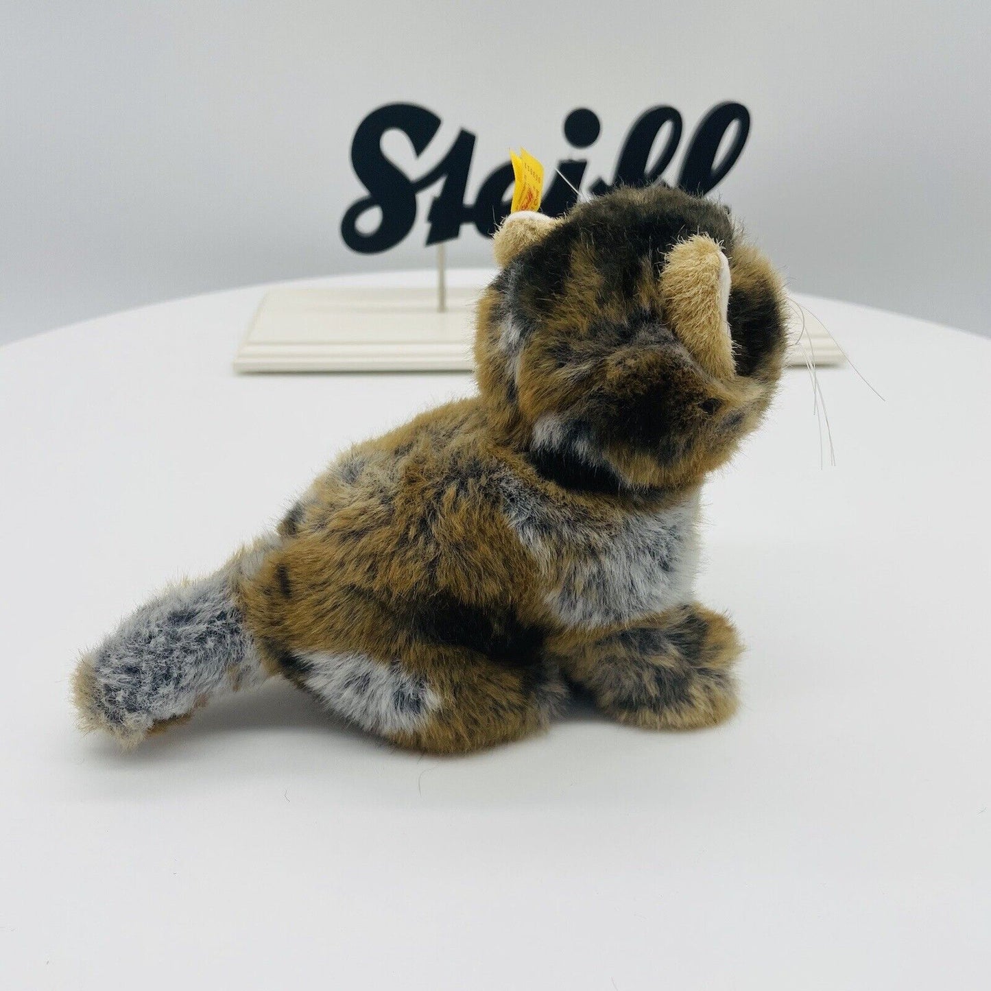 Steiff Minka Katze braun gefleckt 053511 14cm Webpelz