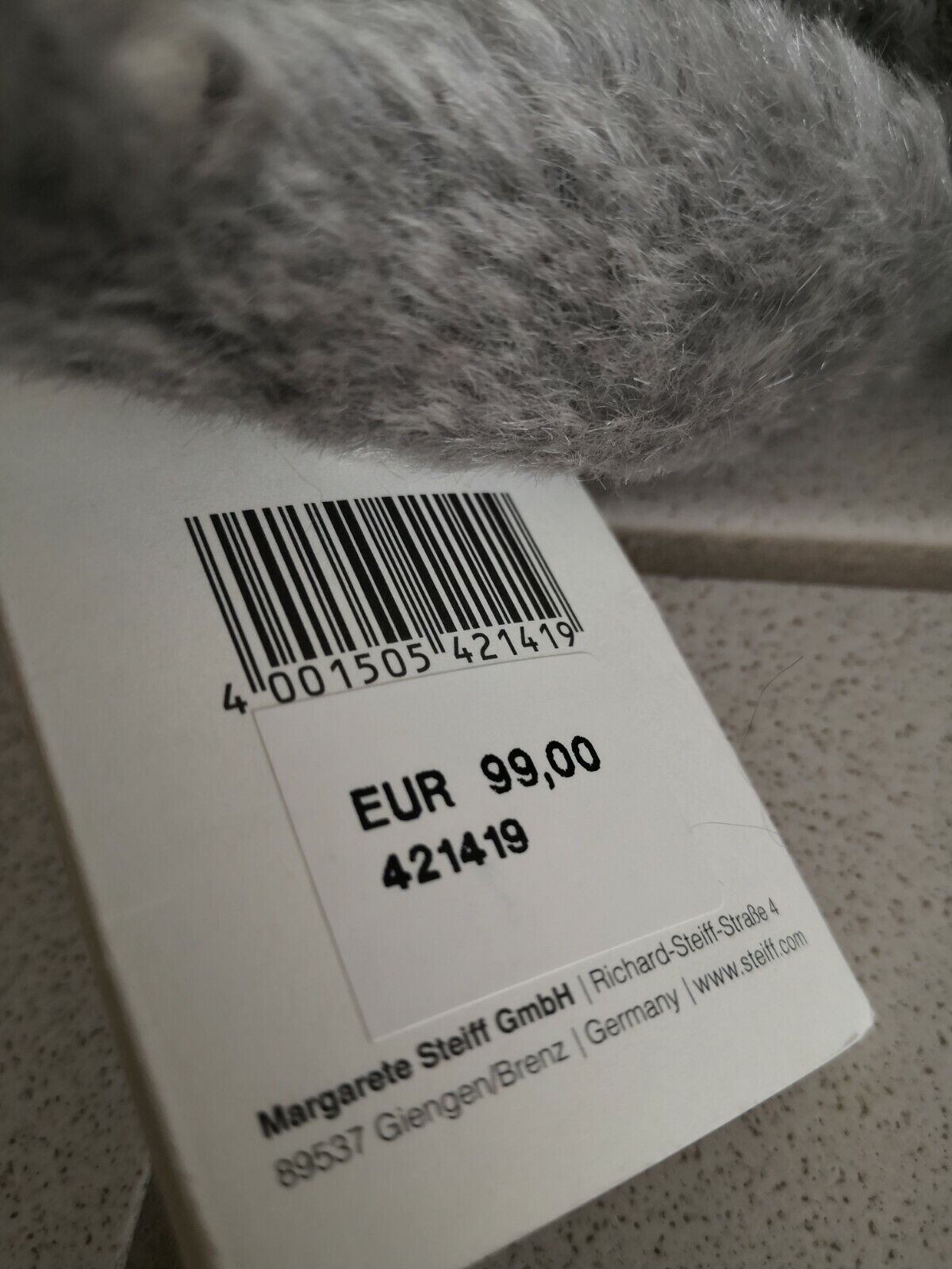 Steiff 421419 Club-Event-Teddybär 2017 20 cm limitiert Zertifikat