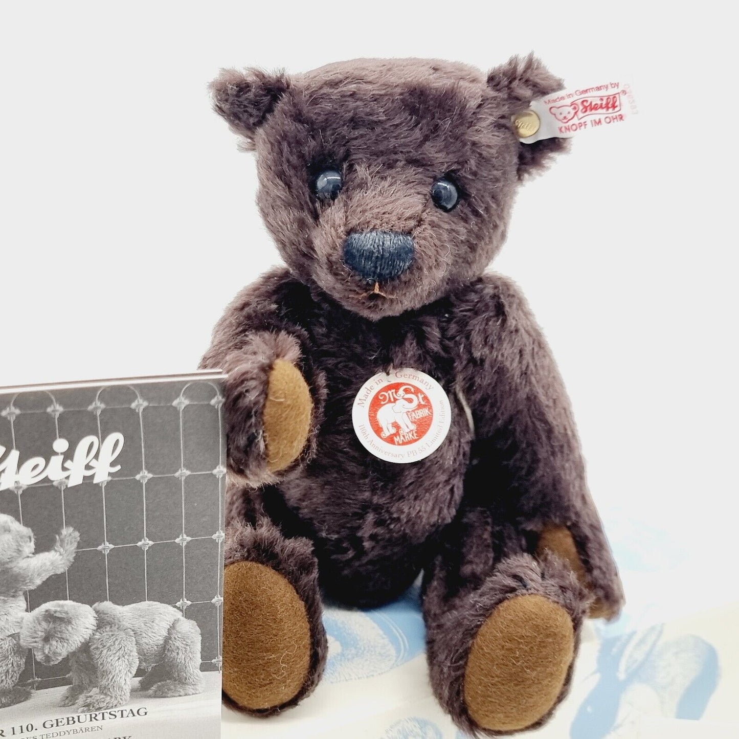 Steiff 036293 Teddybär 110th Anniversary PB 55 limitiert 1902 aus 2012 26 cm