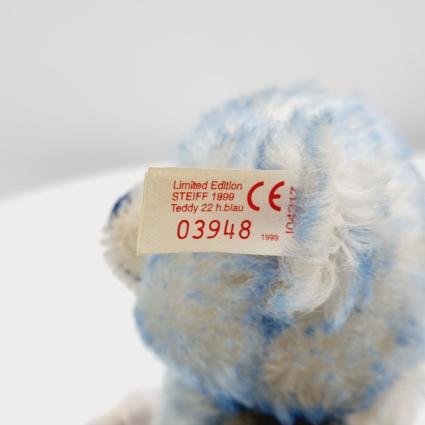 Steiff Teddybären Set Hello 2000 Good-Bye 1999 670367 22cm Mohair