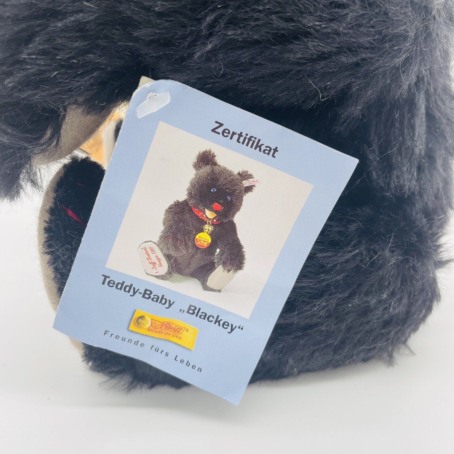 Sparset Steiff Blackey 655333 und Whitey 655340 limitiert 3000 29cm Mohair