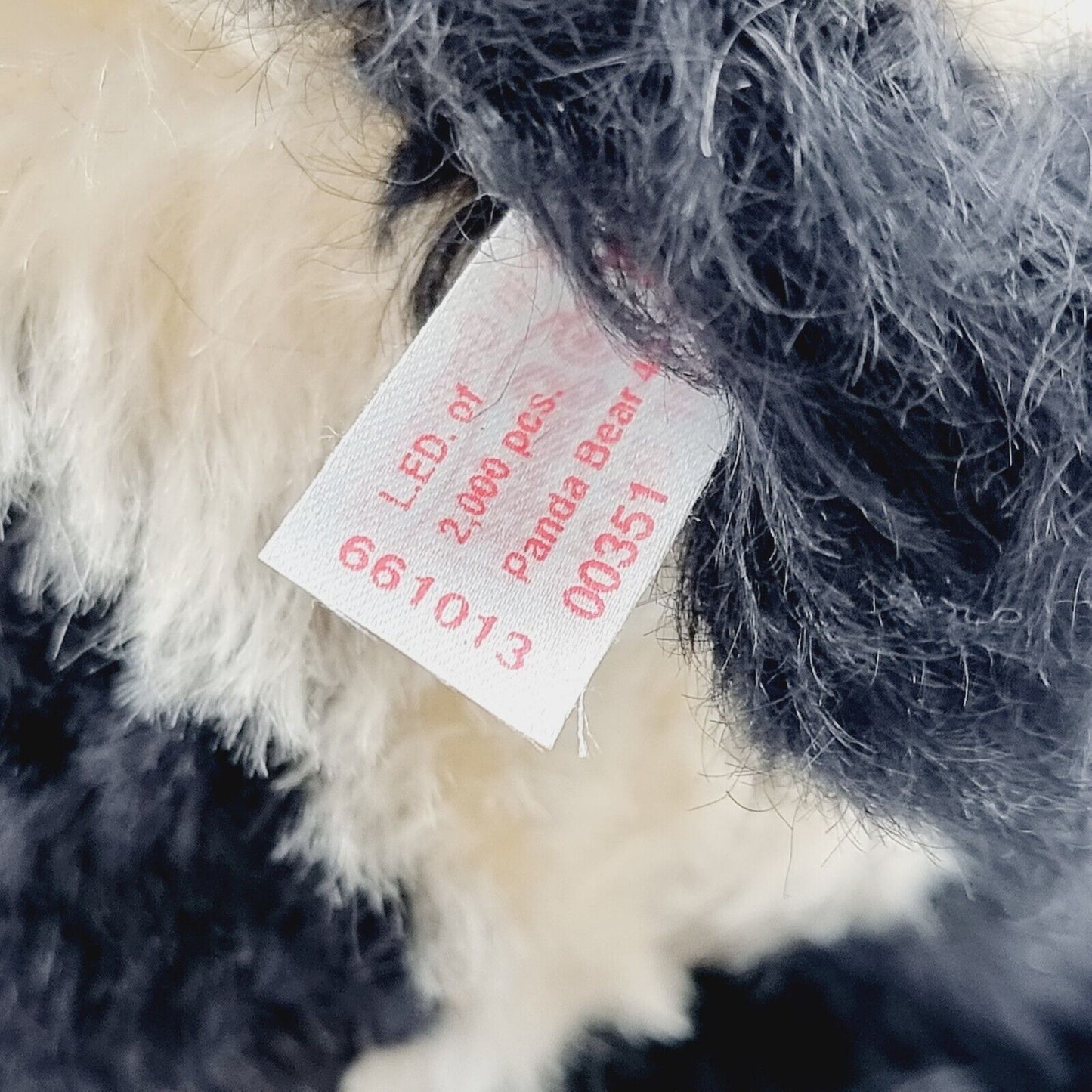 Steiff 661013 Teddybär Panda Bear limitiert 2000 aus 2003 40 cm Mohair