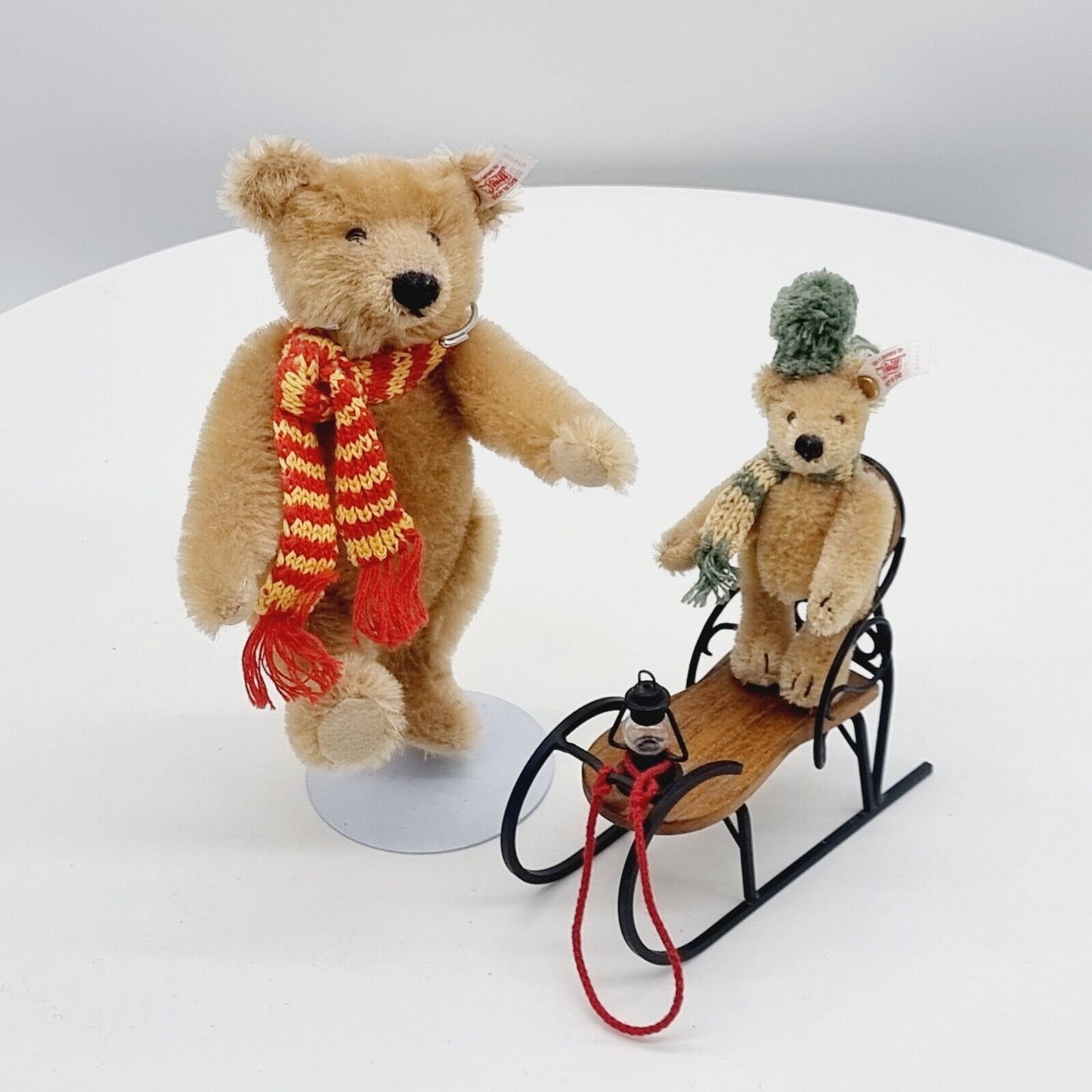 Steiff Weihnachtsschlitten Set 2002 037979 limitiert 3000 aus 2002 16cm