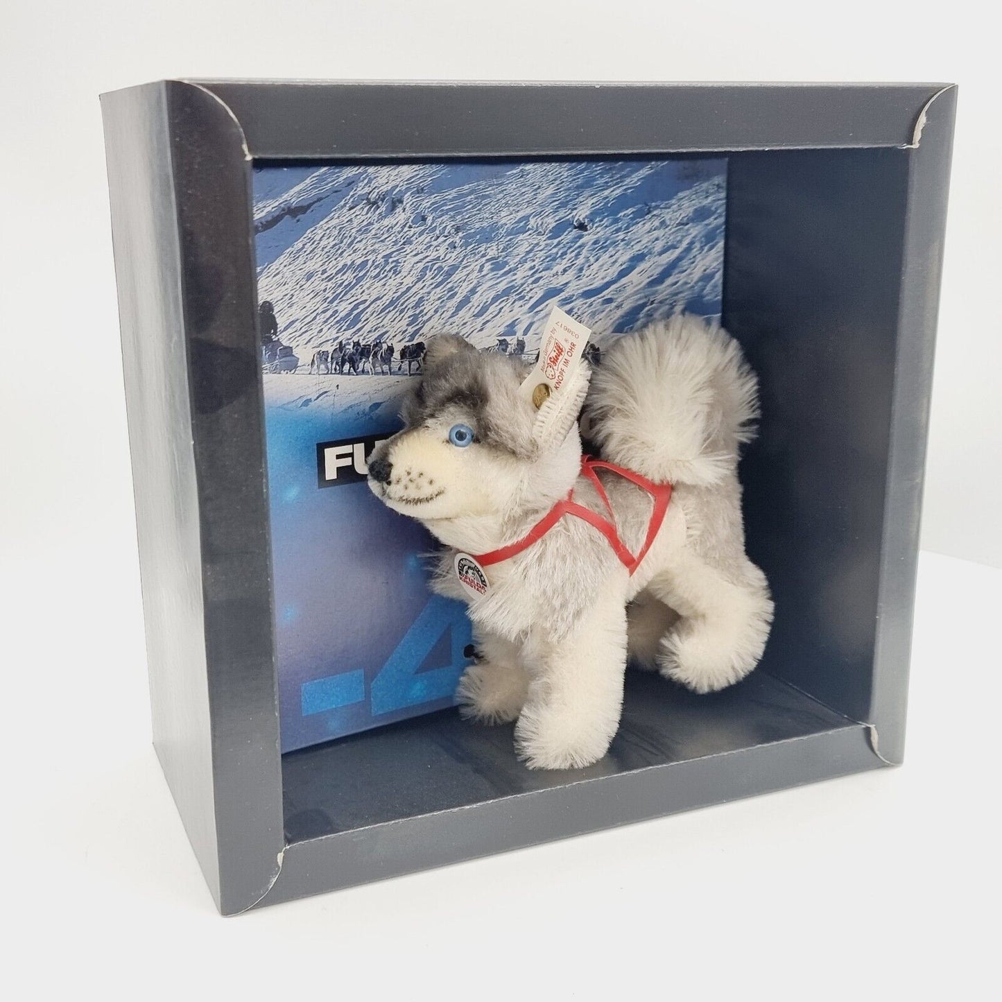 Steiff 038617 Fulda Set Edition 1998 Teil 1 Husky Schlitten Set Husky 15 cm