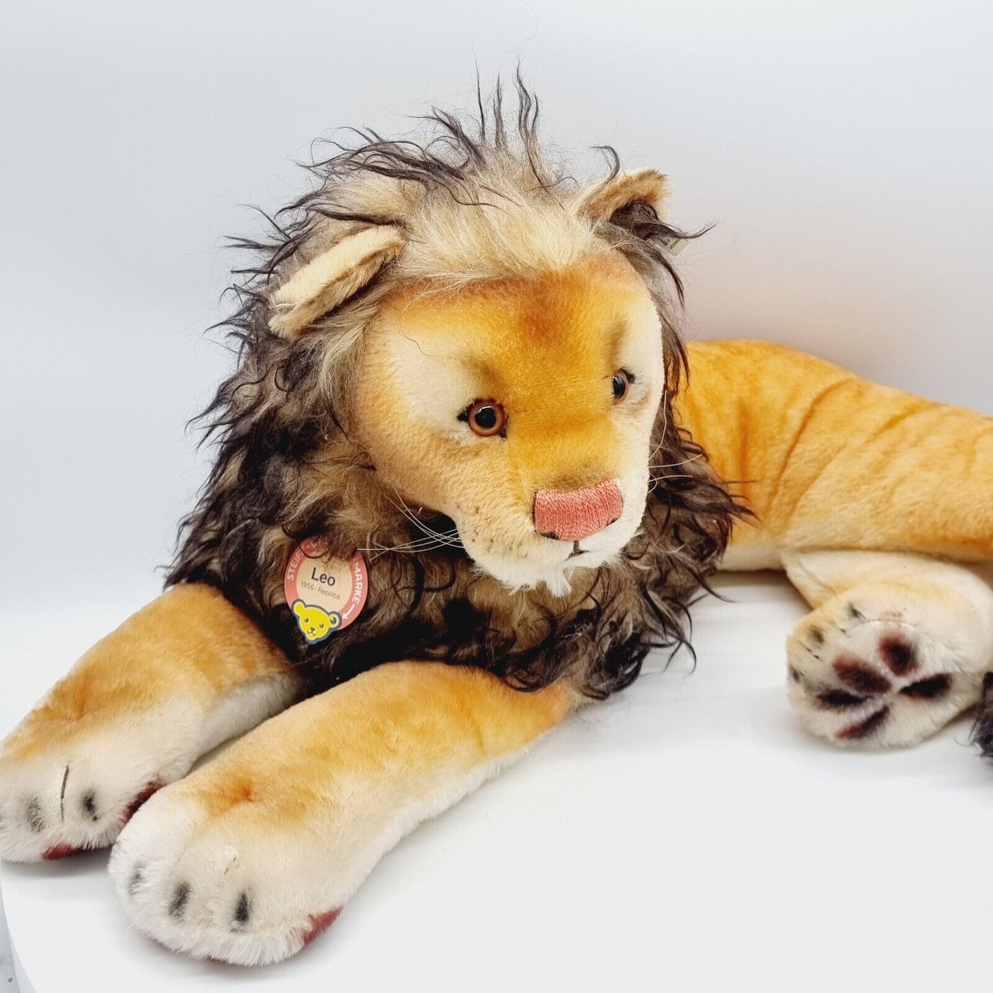 Steiff 402463 LEO Löwe 50 cm Replica 1956 Jahr 1992 mit Etikett