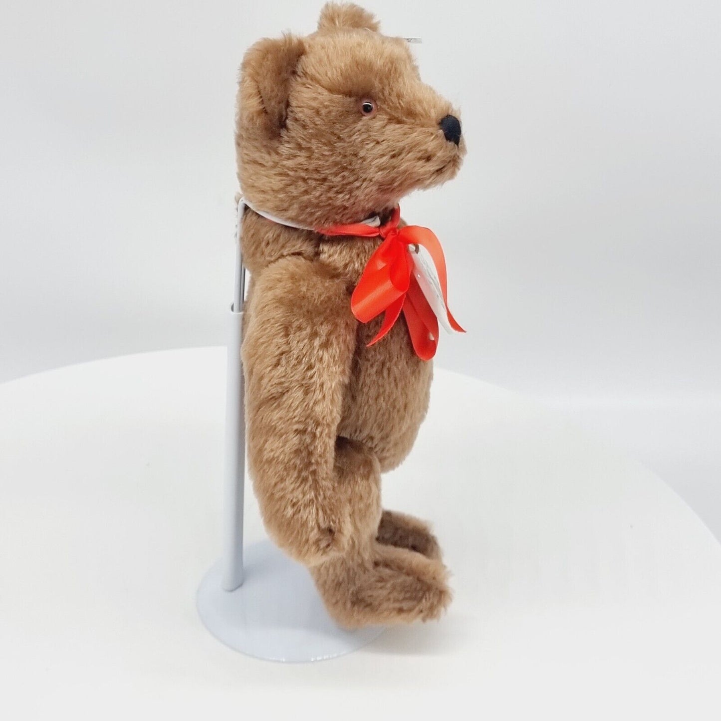 Steiff 420245 Edition 2001 Teddybär 35 cm mit Schleife und Porzellan-Marke