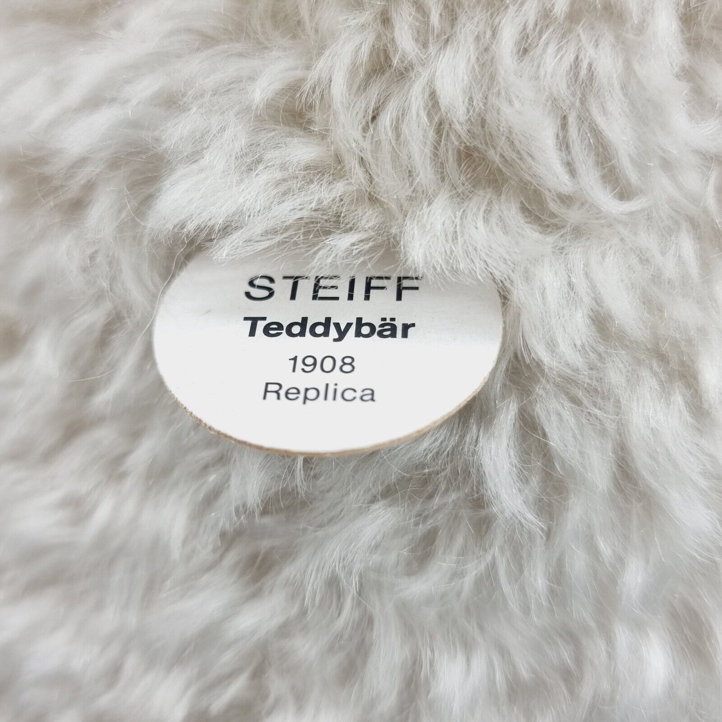 Steiff 406041 Teddybär 1908 weiß 65 cm Replica 1994 limitiert 7000 Zertifikat