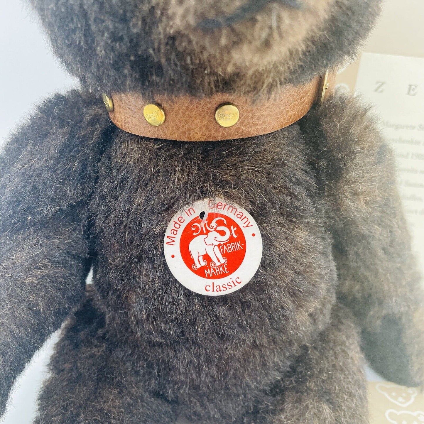 Steiff Teddybär mit Halsband 038266 limitiert 2006 aus 2006 32cm