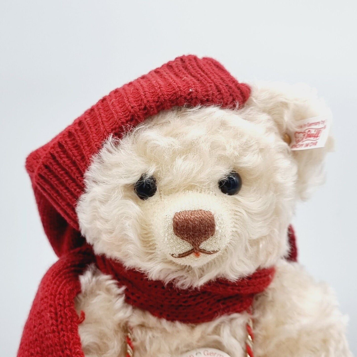 Steiff Teddybär Der kleine Trommler 037368 30 cm limitiert 2007 weiß