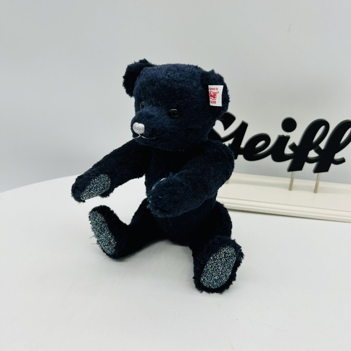 Steiff 036934 Saphir Teddybär Swarovski limitiert 2000 aus 2011 25 cm