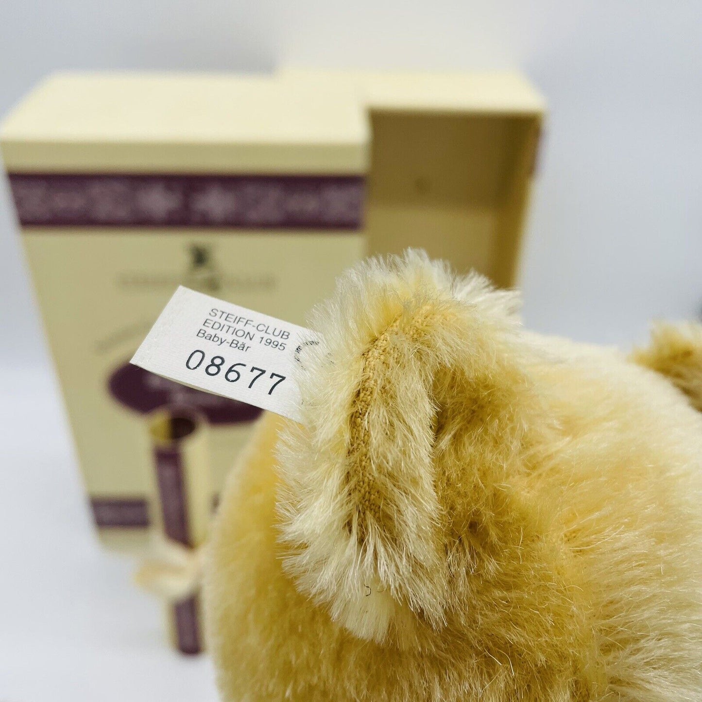 STEIFFBaby Bär 1946 Blond 35 Replica 1995/96 neuwertig OVP limitiert Zertifikat