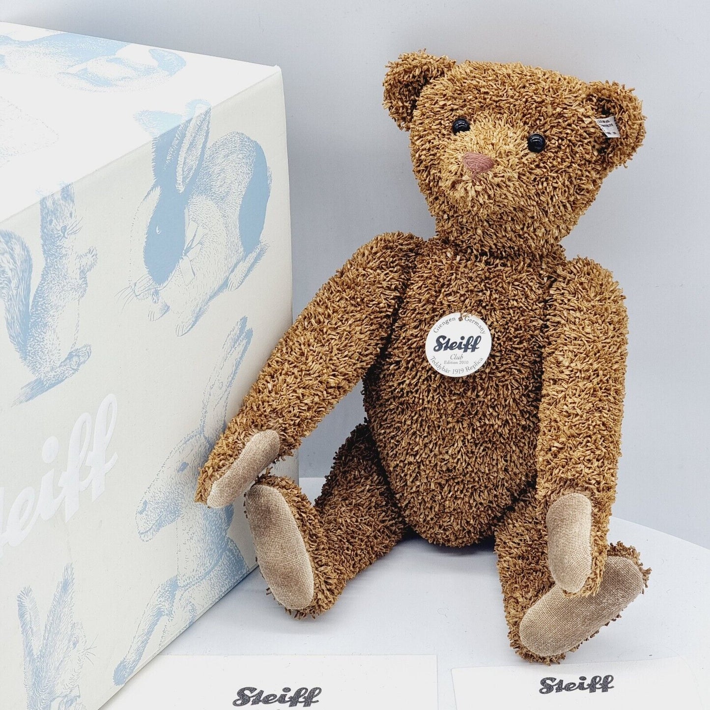 Steiff 421099 Papier Teddybär 1919 Replica 32 cm Club-Edition 2010 limitiert