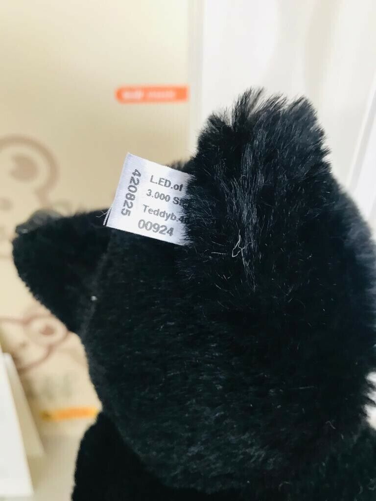 Steiff 420825 Teddy 40cm Club Bär 2008 schwarz Limited Zertifikat OVP limitiert