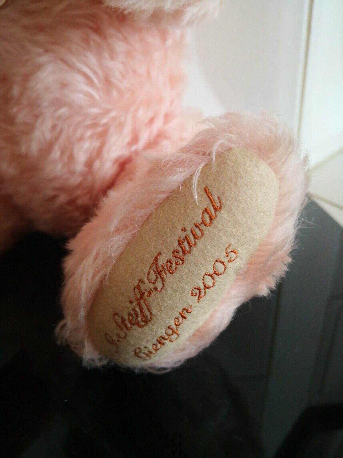 Steiff Teddybär Rose- Festival Teddybär 2005, 655845, limitierte Auflage