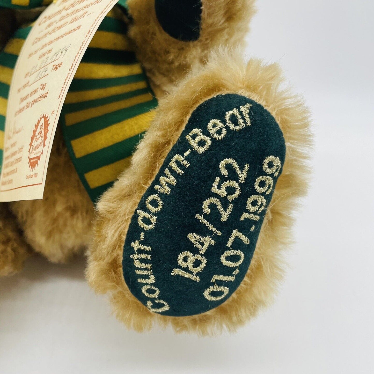 Hermann Coburg Count-down Teddybär Hennef 2000 limitiert auf 252 Tage