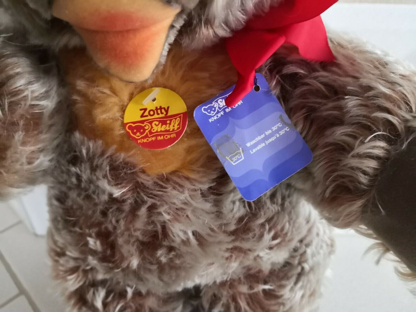 Rarität - Steiff Tier Teddybär Zotty EAN 0305/45 Sammler KFS Größe 45 cm