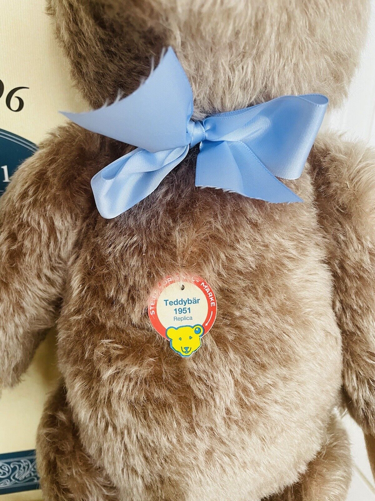Steiff Teddybär 1951 Caramel 50 cm limitiert 408427 1996 Sammler OVP Zertifikat