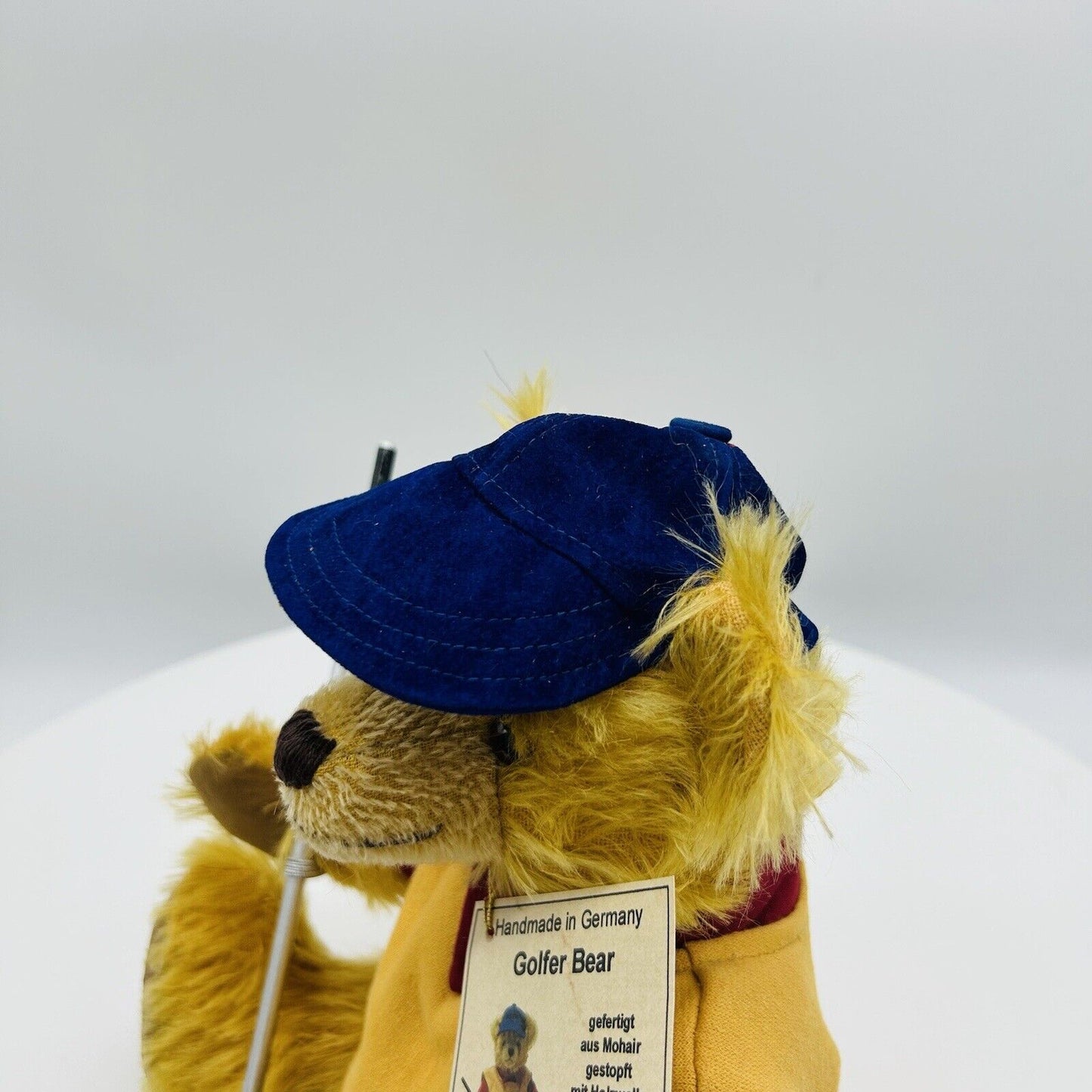 Hermann Coburg Teddybär Golfer limitiert 100 36 cm Mohair