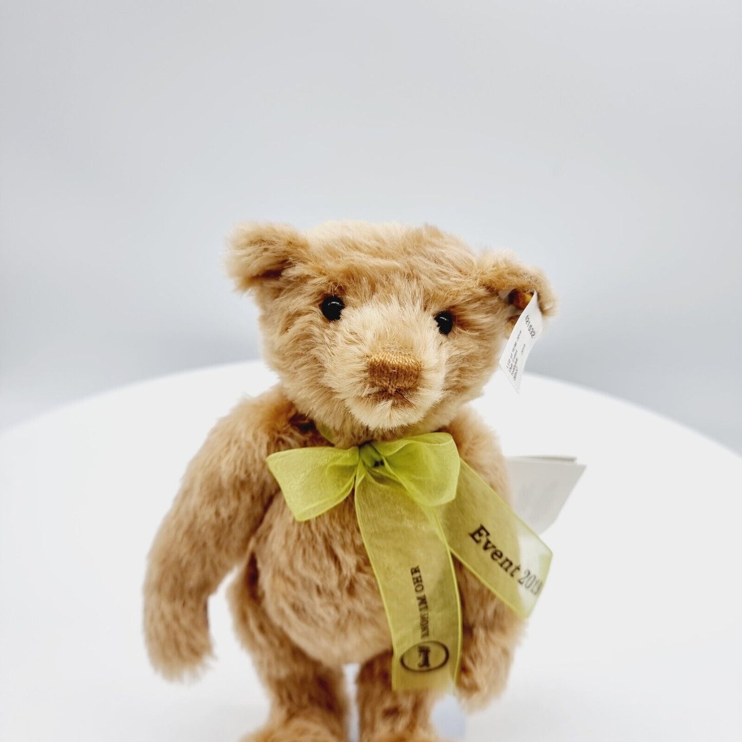Steiff 421532 Teddybär Club-Event 2019 mit grüner Schleife und Etikett